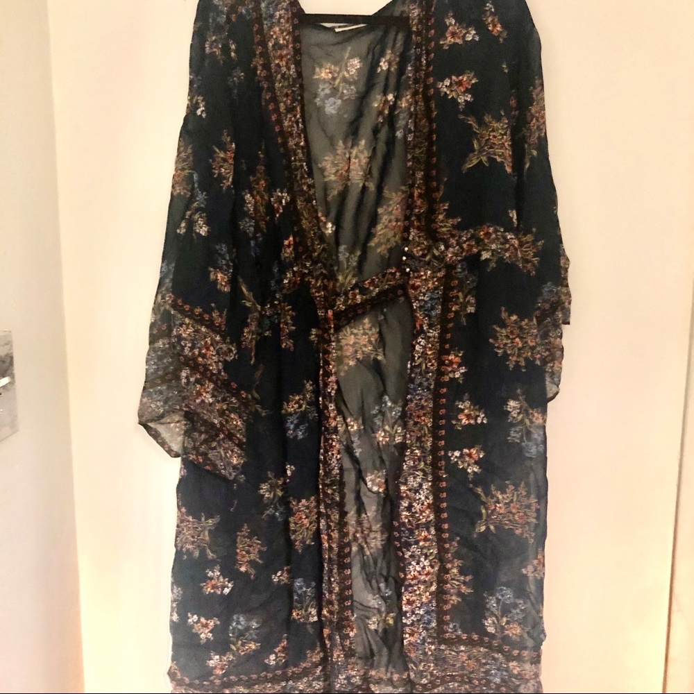 Floral Sheer Cardigan